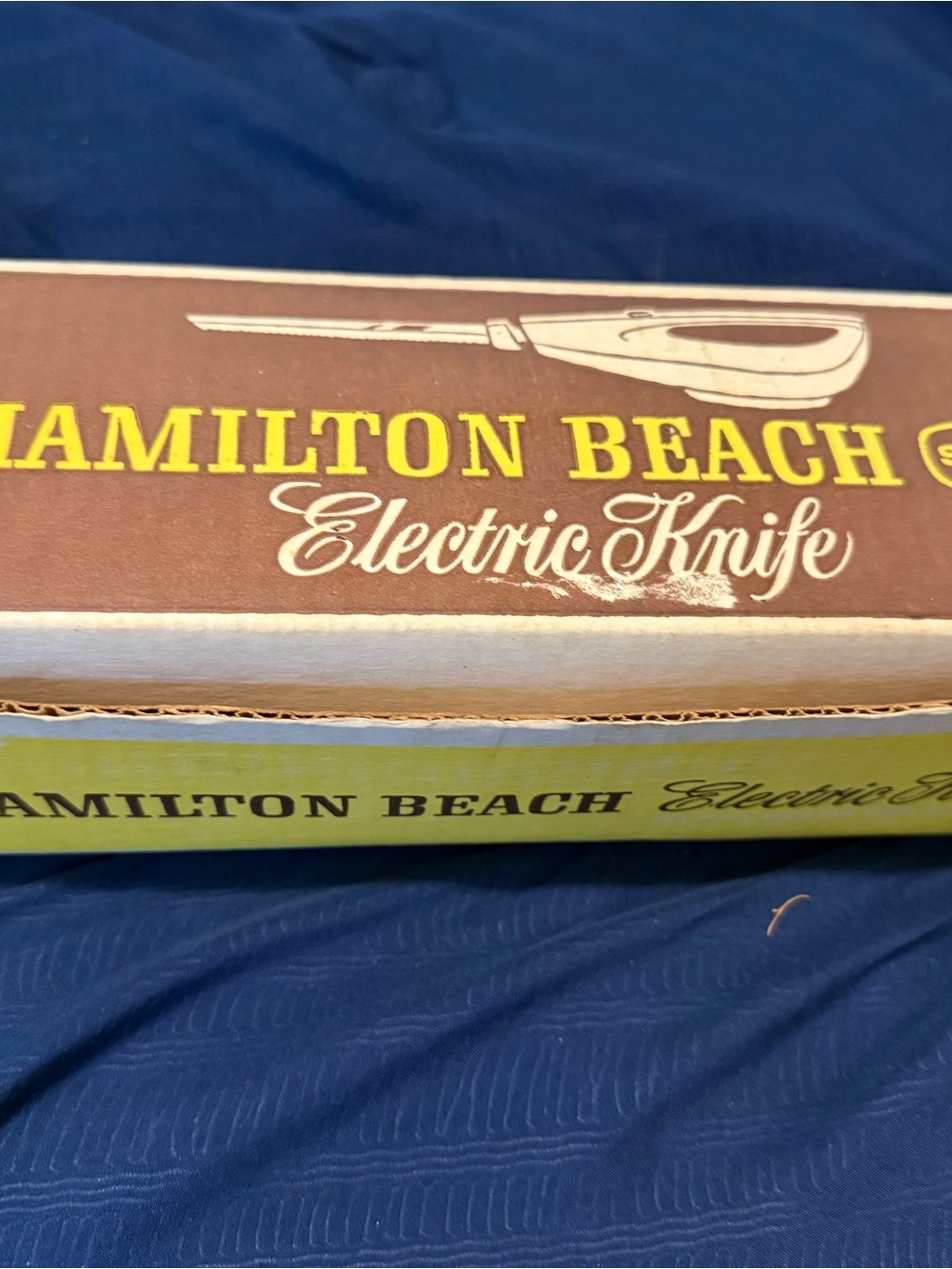 Hamilton Beach ELECTRIC KNIFE Model 275-2G  Original Box  Works ** open box
